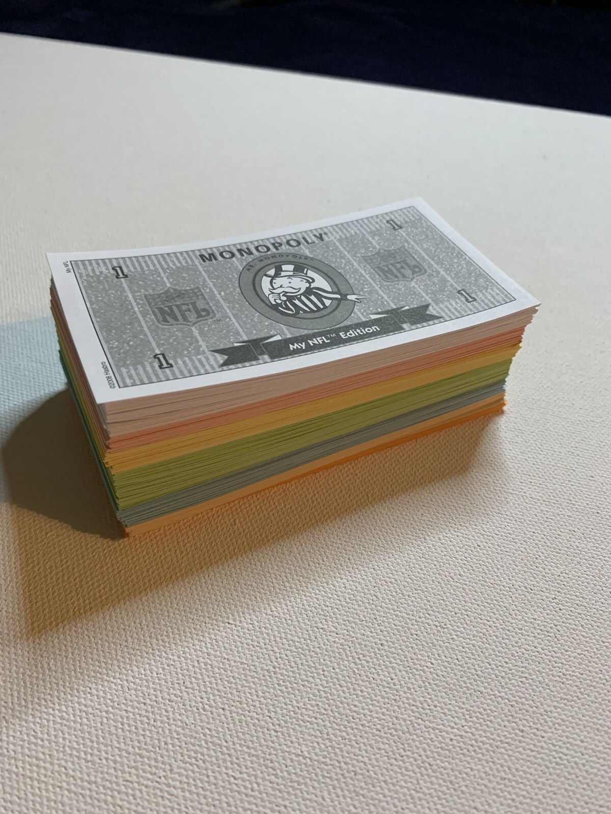 Genuine Hasbro NFL Monopoly Play Money Great Condition Fast Shipping