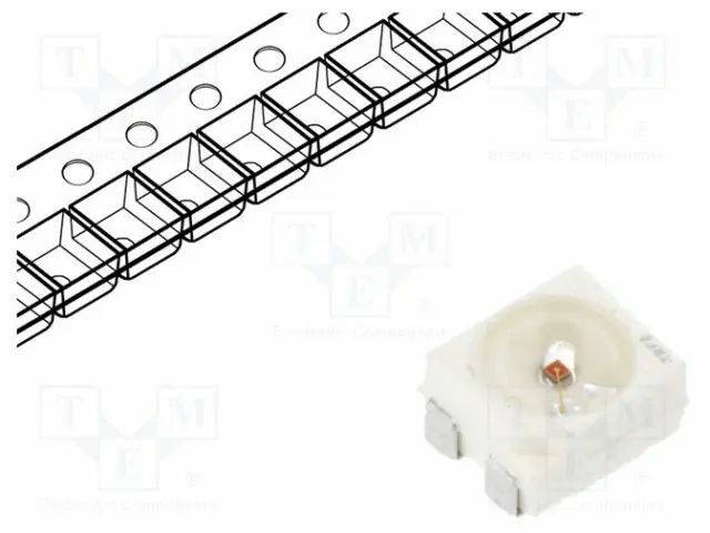 ED 3.5x2.8x1.9mm Yellow 120° 1120÷2240mcd SMD 3528,PCC4 50mA Y E6SF-AABA-46-1 ED-
