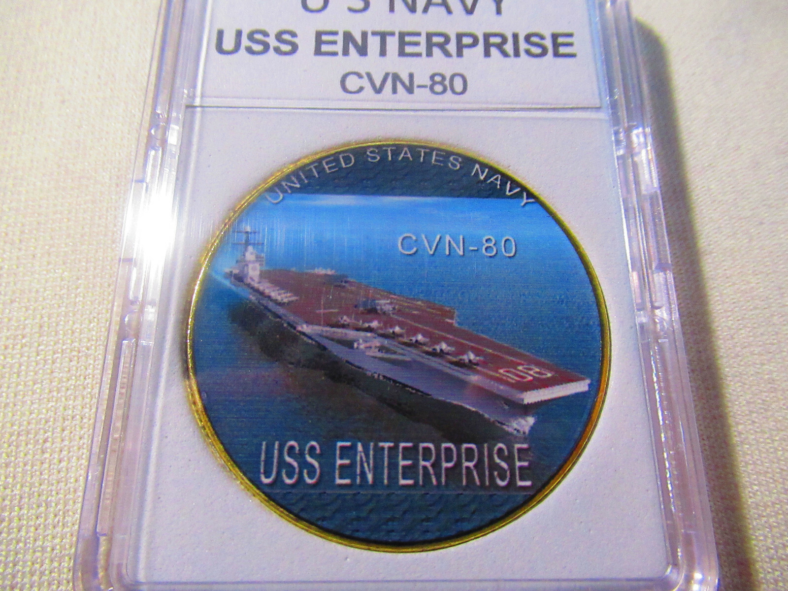 US NAVY - USS ENTERPRISE (CVN-80) Challenge Coin