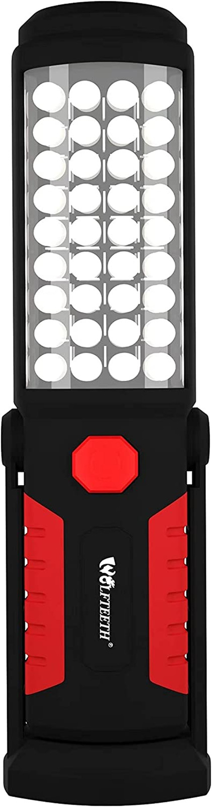 LED Work Light, Rechargeable Magnetic Flashlights for Mechanics, 360° Rotate Und