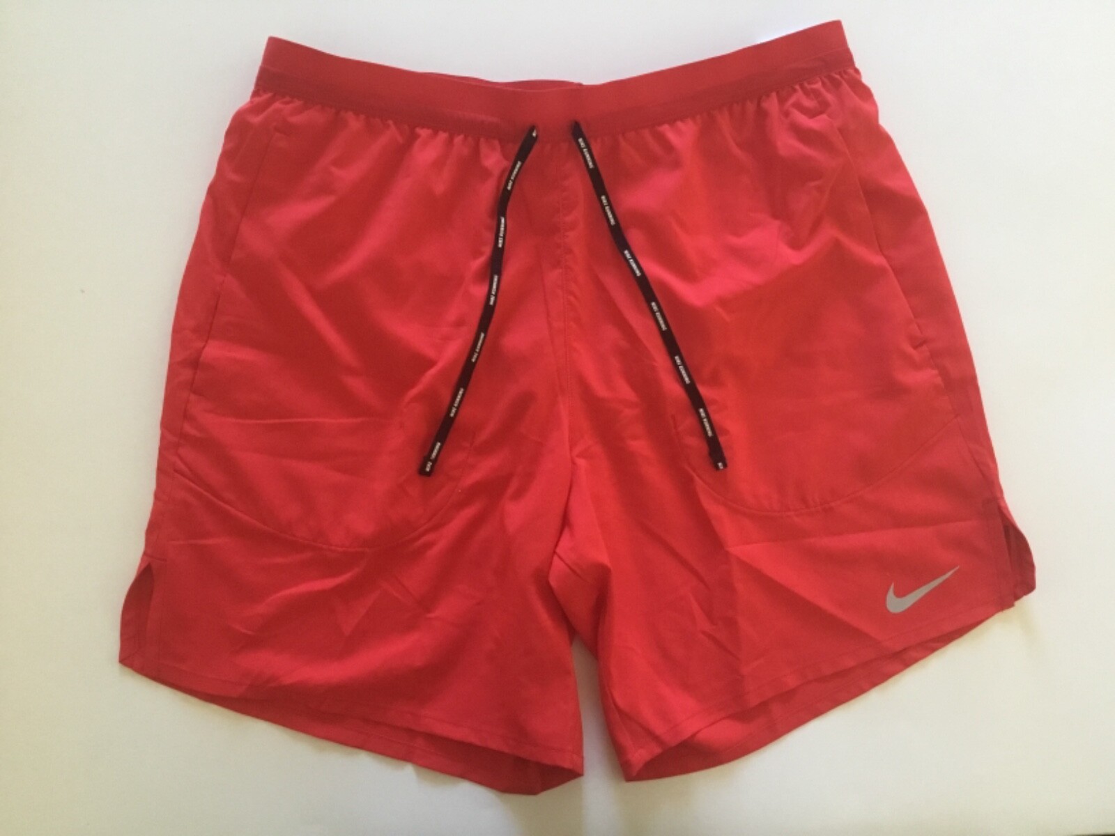 Nike Men’s Brief Lined 7 inch Running Shorts CJ5459 657 Red Size S
