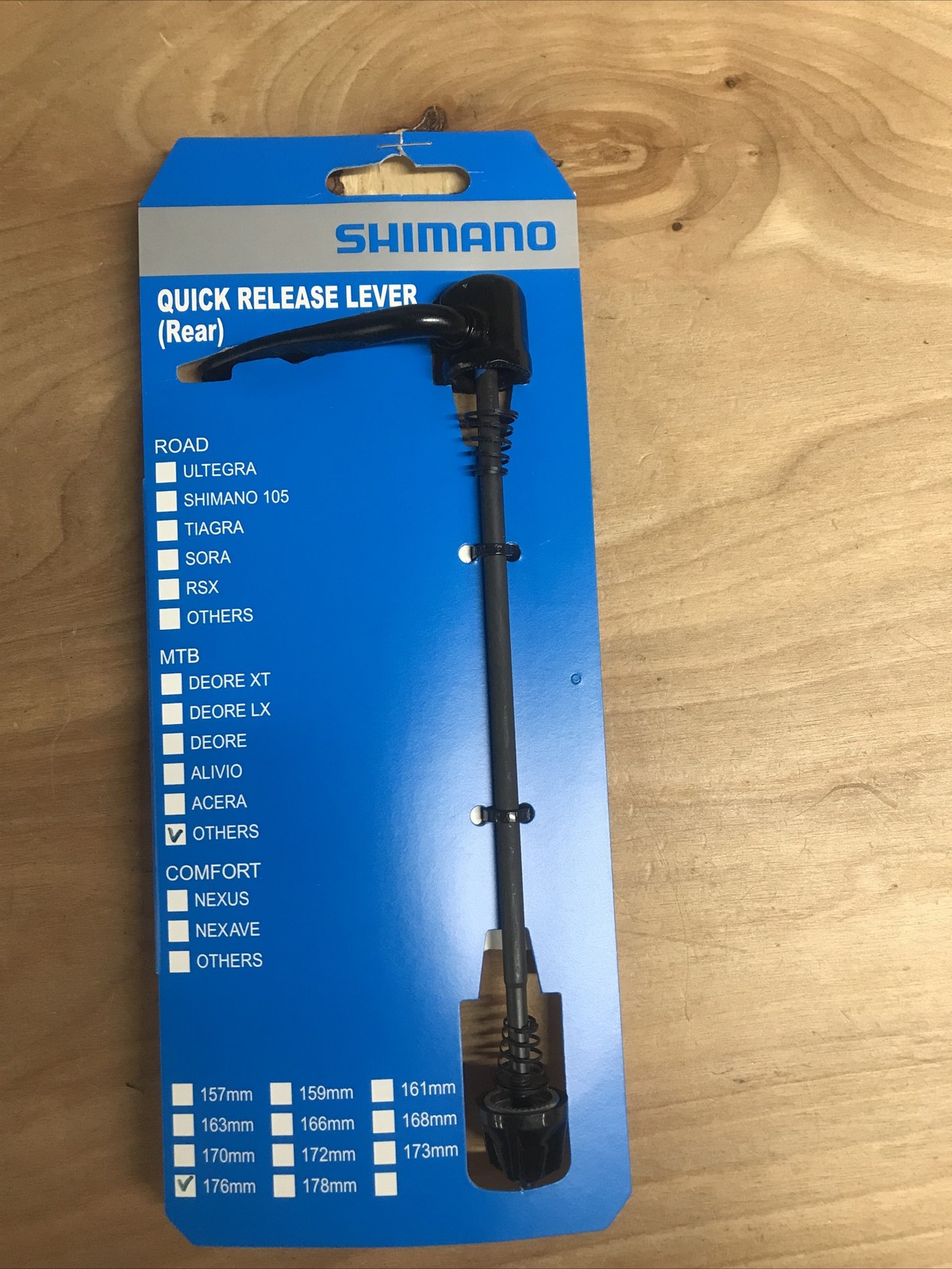 Shimano MT200B Rear Quick Release for 141mm OLD