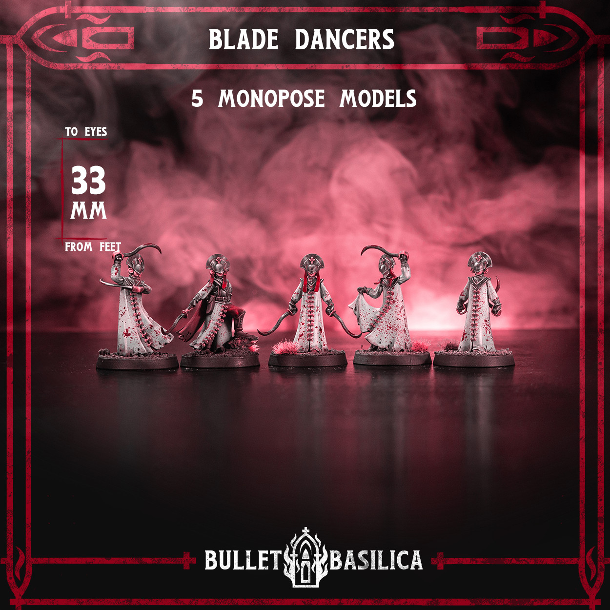Crimson Hussars Blade Dancers Grimdark Trenchwar Proxy