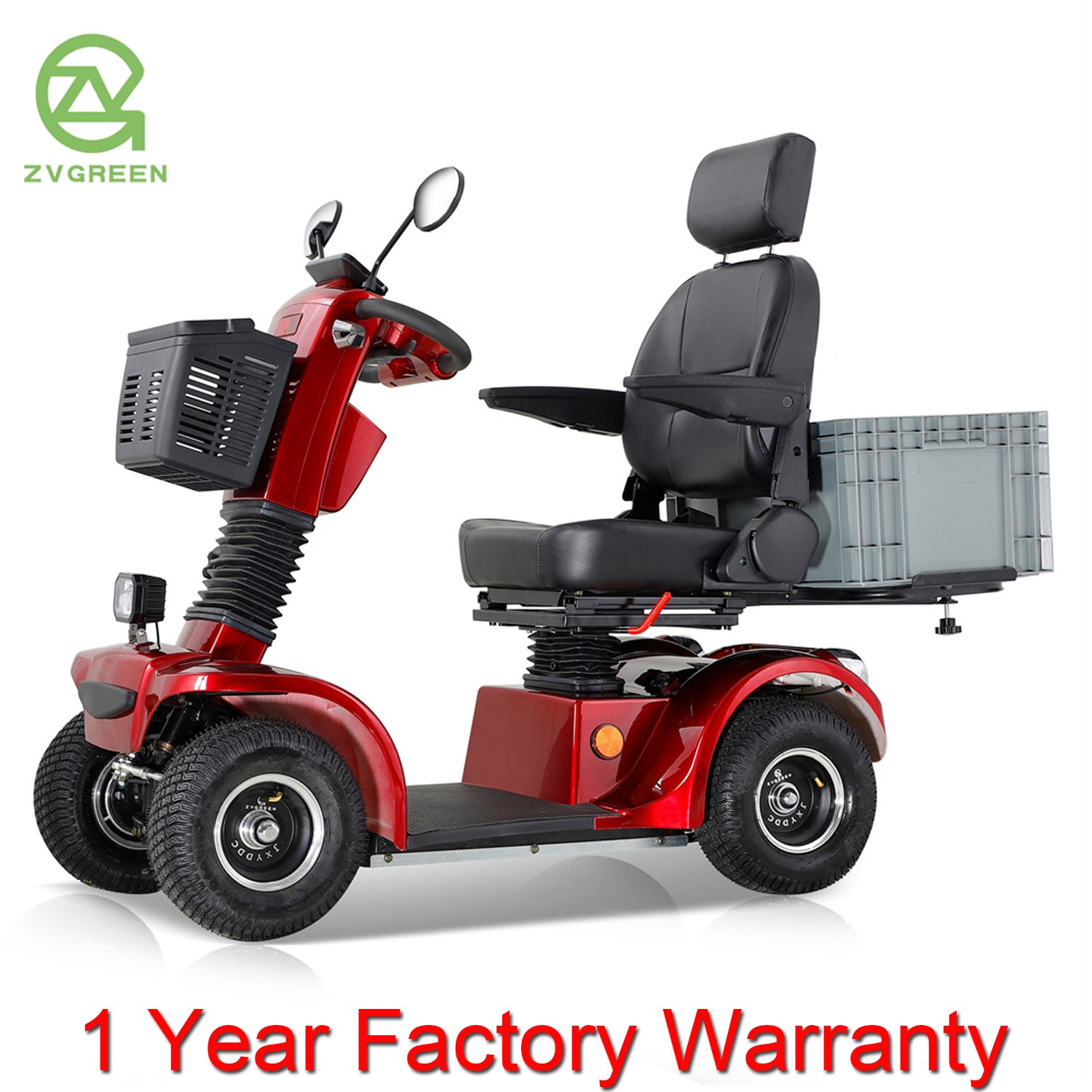 All Terrain Heavy Duty Mobility Scooter for Seniors 500W 48V/20Ah 330lb 31 miles