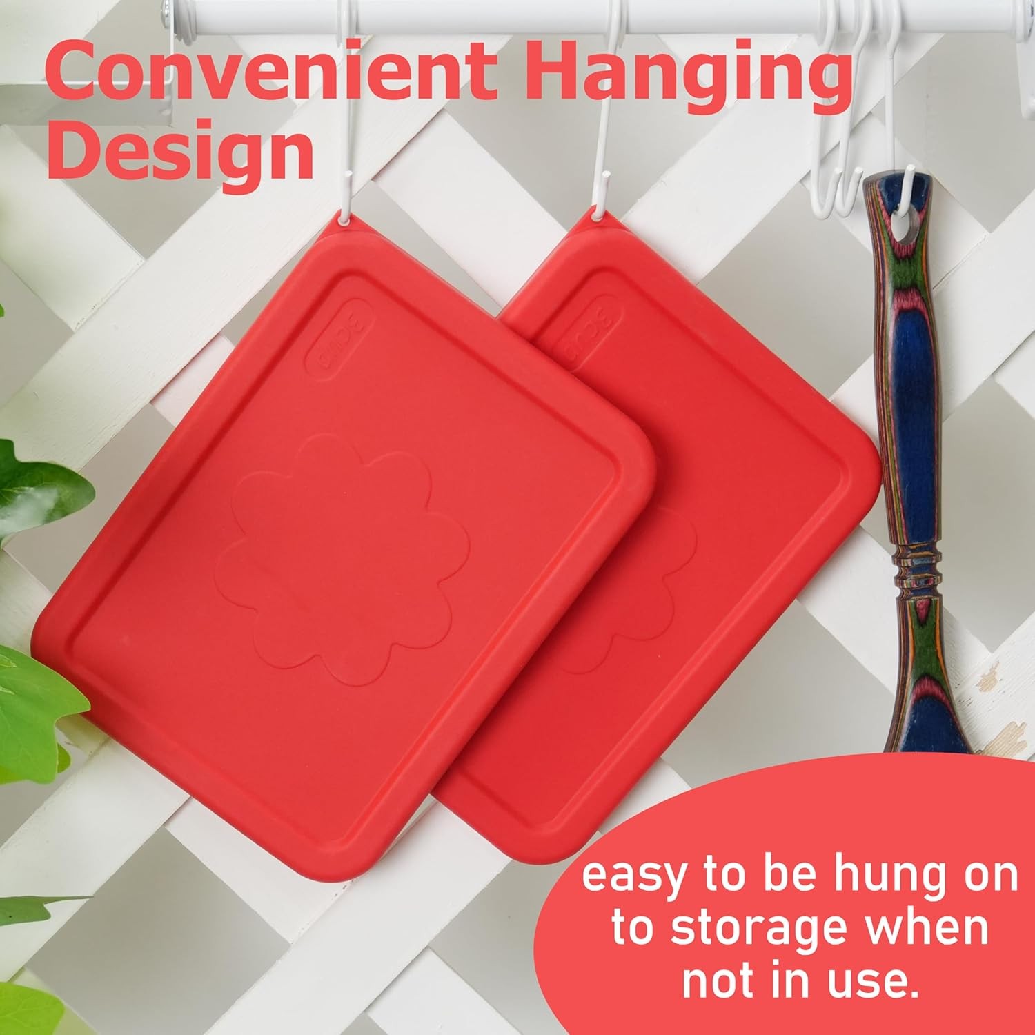 3 Cup Rectangle Silicone Storage Cover Lids Replacement for Pyrex 7210-PC Glass