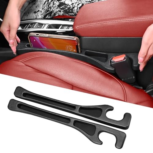 Car Seat Gap Filler, Between Seat Gap Filler, Universal Car Accessories, Black