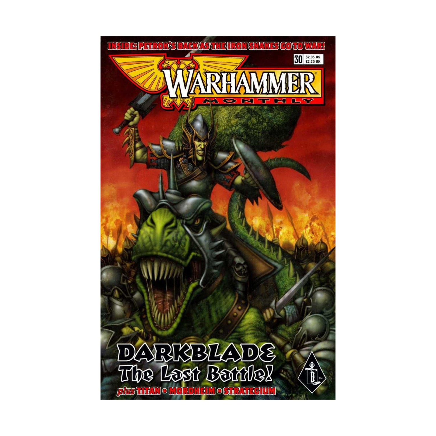 GW Warhammer Monthly #30 "Darkblade - The Last Battle!" VG