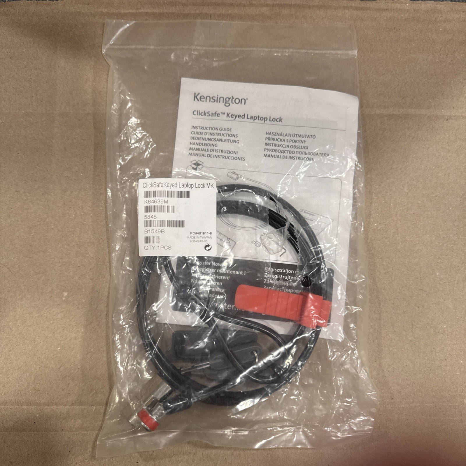 Kensington ClickSafe Keyed Laptop Lock