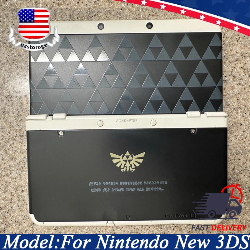 For Nintendo New 3DS parts shell Kisekae Cover Plates Legend of Zelda Triforce