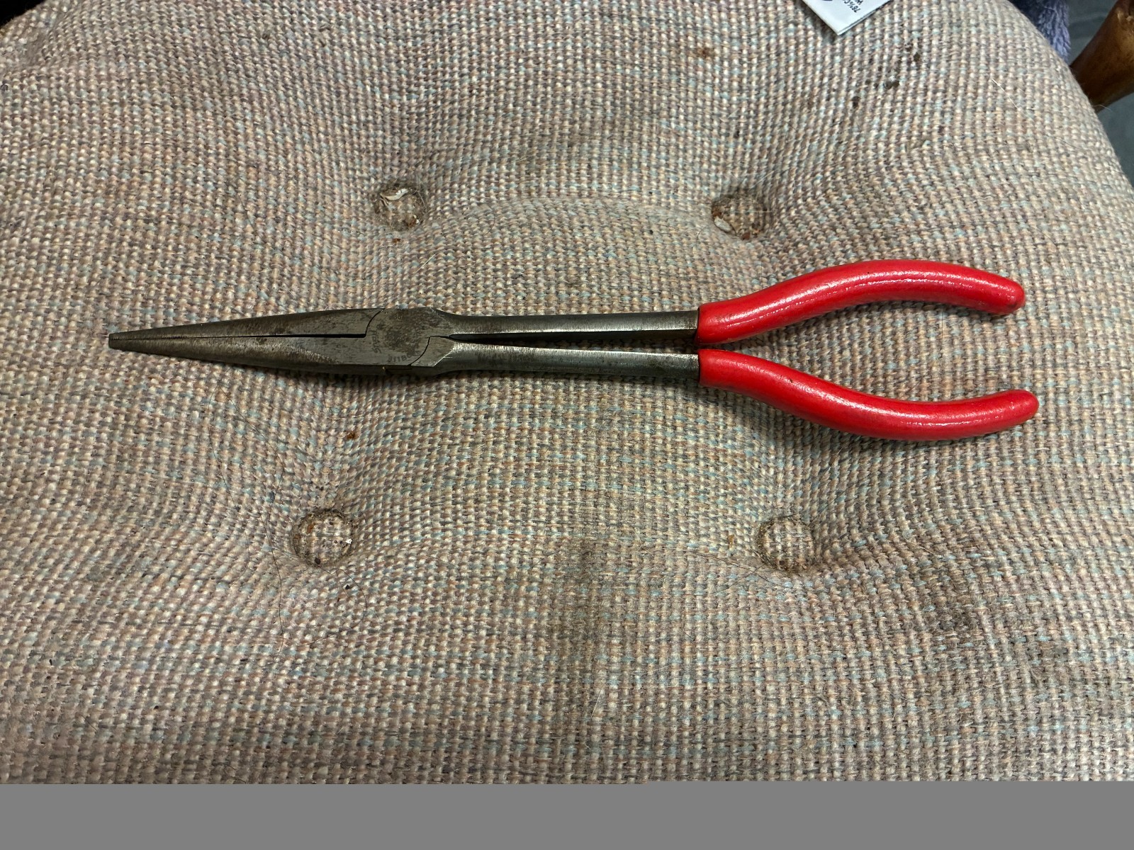 Snap On 11" Long Soft Grip Needle Nose Pliers USA