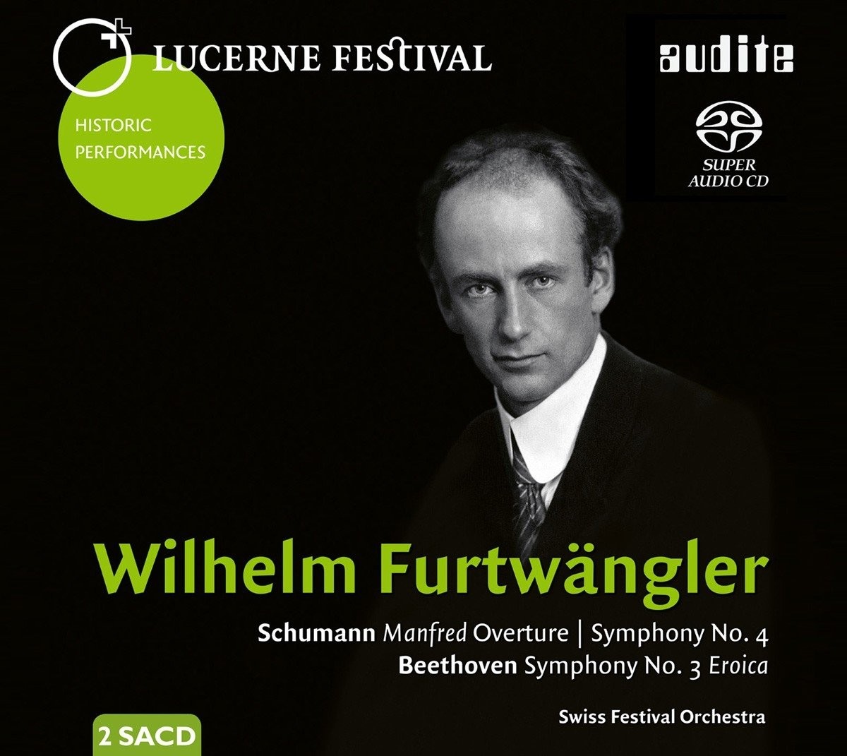 BEETHOVEN Eroica, SCHUMANN Sym No.4/ Wilhelm Furtwängler (SACD, 2018, Audite)