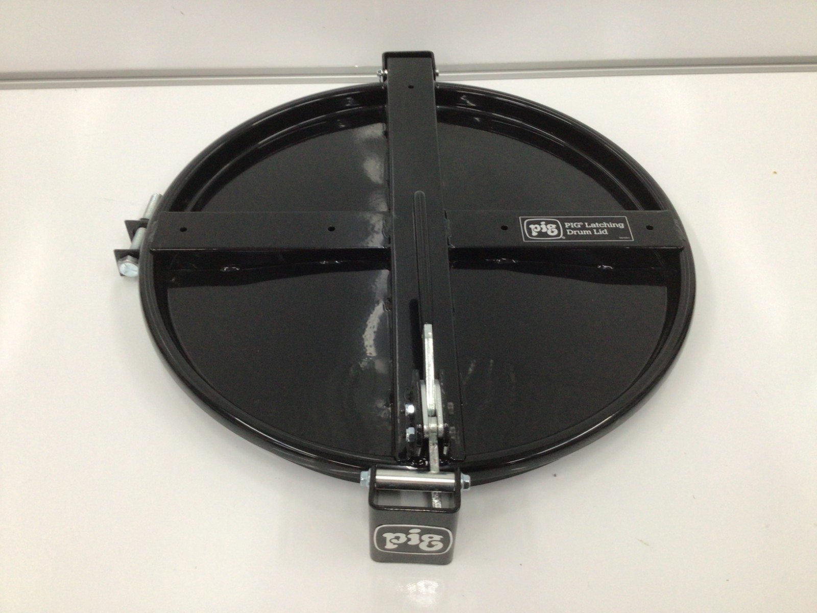 PIG DRM821-BK Drum Lid,Black,Steel,20 gal; 30 gal 30PX30