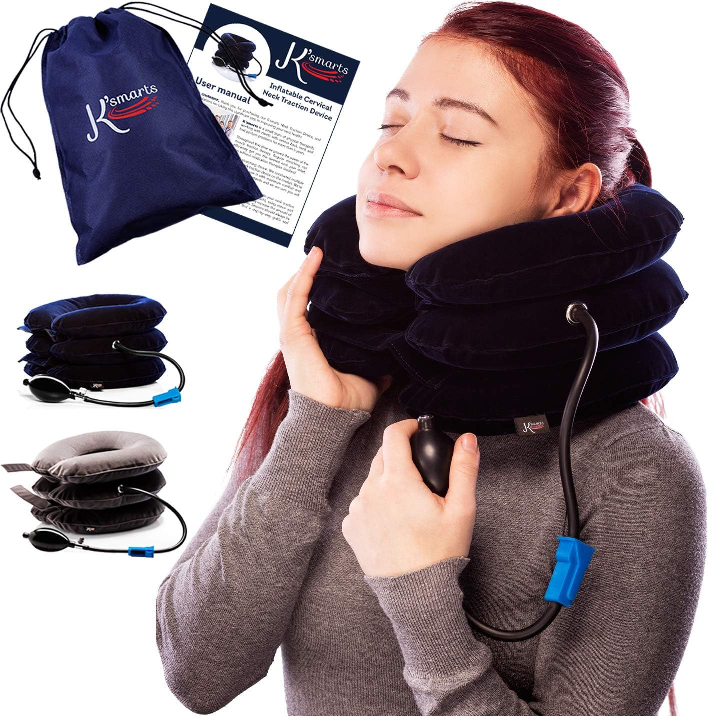 Pinched Nerve Neck Stretcher Cervical Traction Device for Home Pain Treatment |