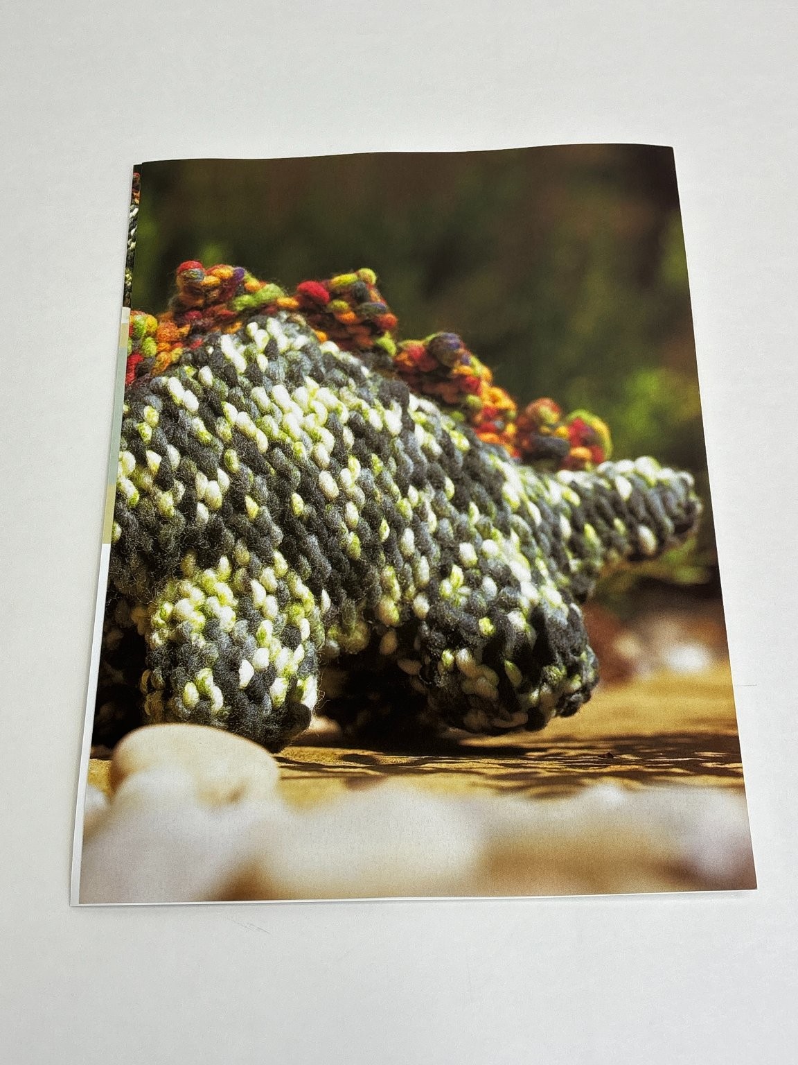 Stig Steg Dinosaur Toy Knitting Pattern Book Pages