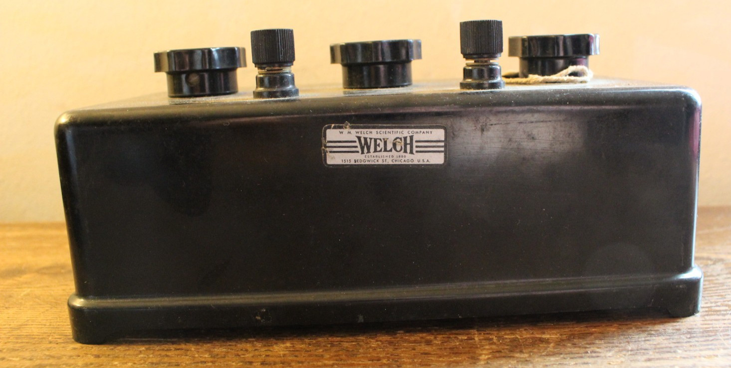 Vintage Welch Scientific Company Resistance Decade Box
