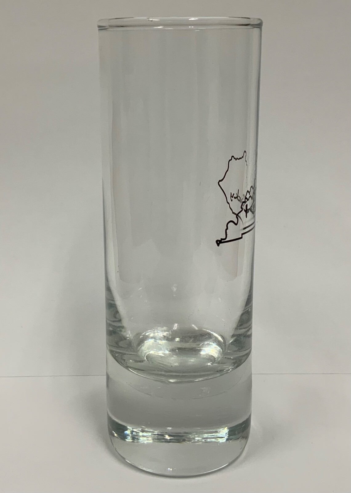Kentucky State Shape Tall Shot Glass