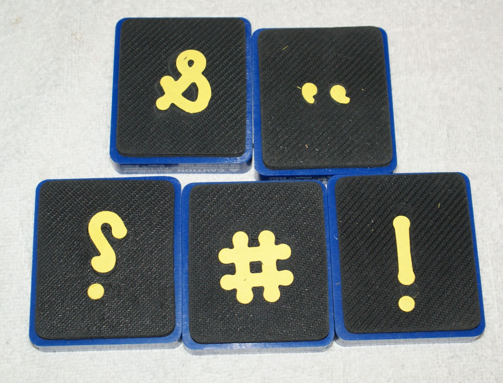Sizzix  Lollipop Punctuation Set of 5 Blue Die Craft Die  Fast Shipping Craft