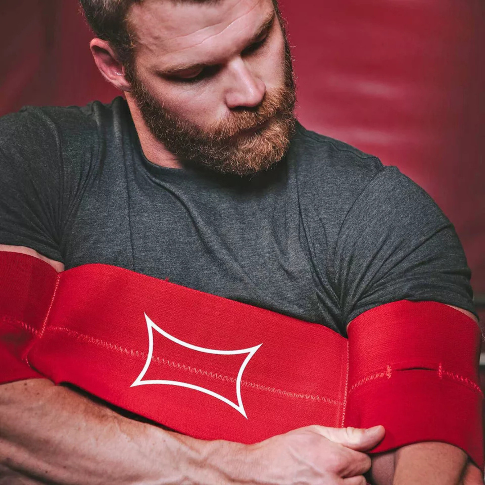 Sling Shot Original Power Lifting Band by Mark Bell - Red