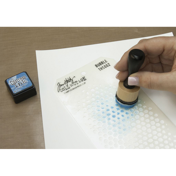 Tim Holtz Ranger 2 MINI INK BLENDING TOOL + 20 MINI ROUND FOAM REFILLS Bundle