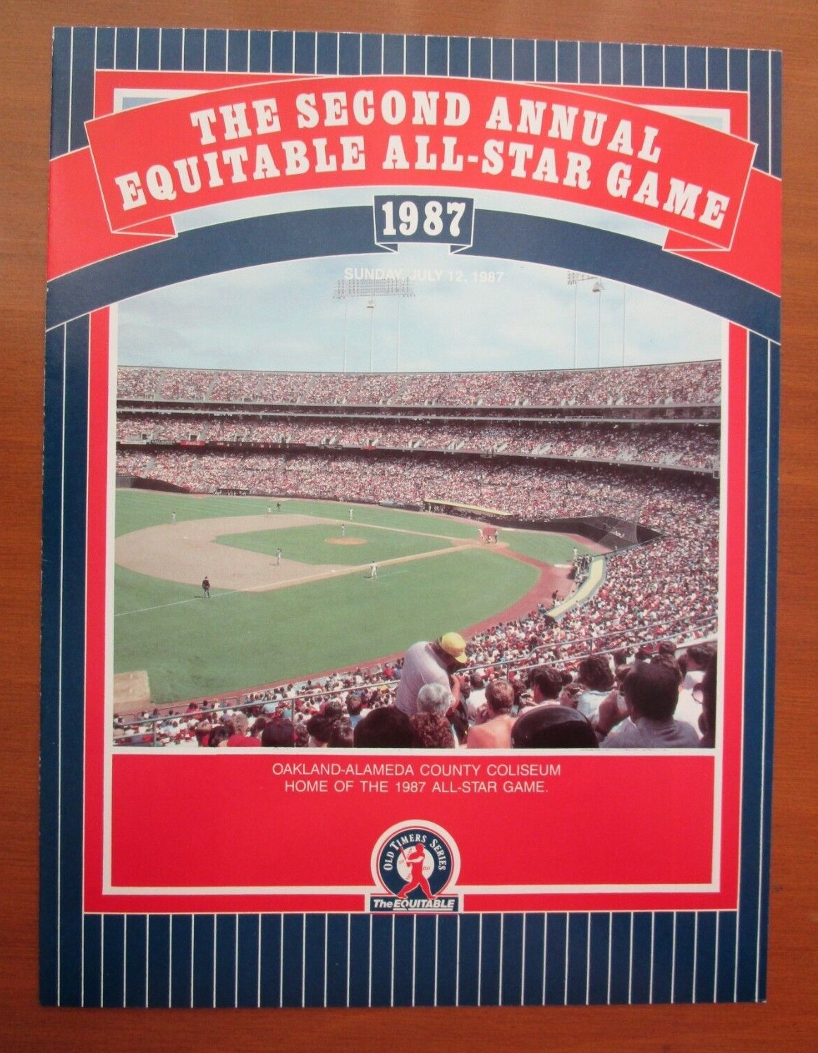 1987  THE SECOND ANNUAL EQUITABLE ALL-STAR GAME   SUNDAY,  JULY 12, 1987