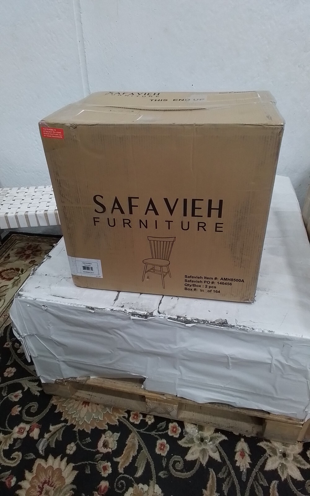 Safavieh PARKER SPINDEL SIDE CHAIR, Reduced Price 2172747005 AMH8500A