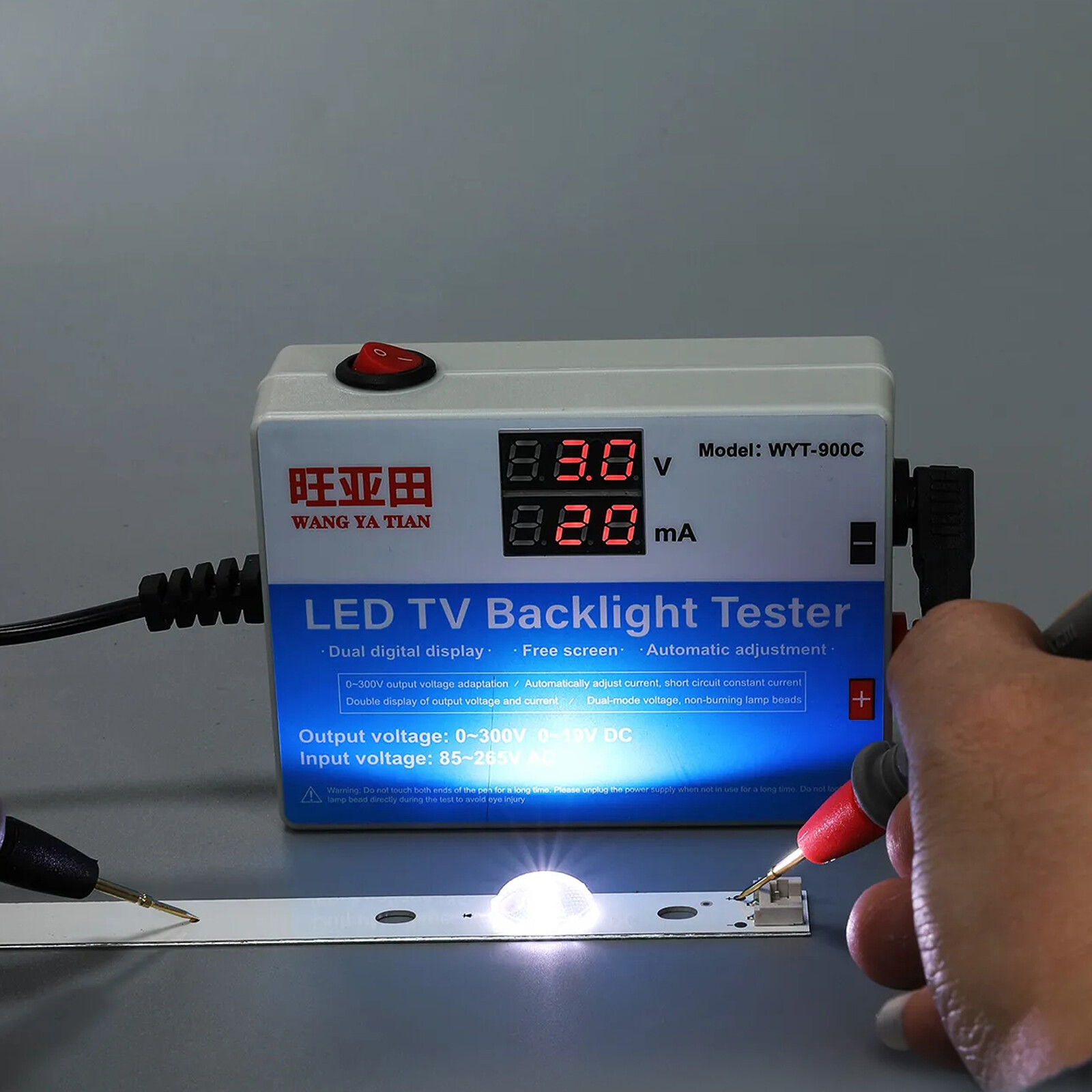 0-300V Output TV Backlight LED Strips Test Tool Measurement Instruments Tester