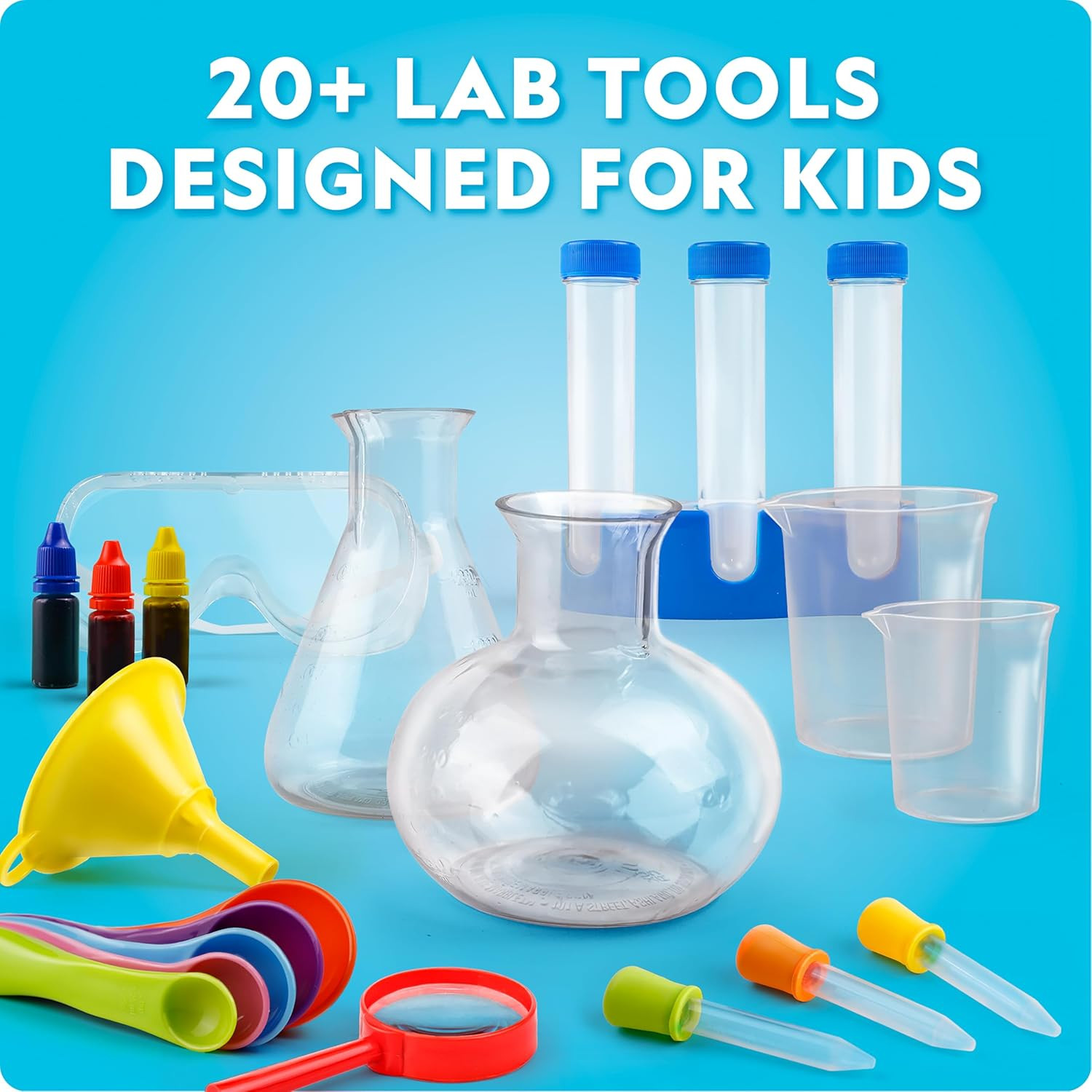 National Geographic Junior Chemistry Set - Complete Early Learning Lab Kit with