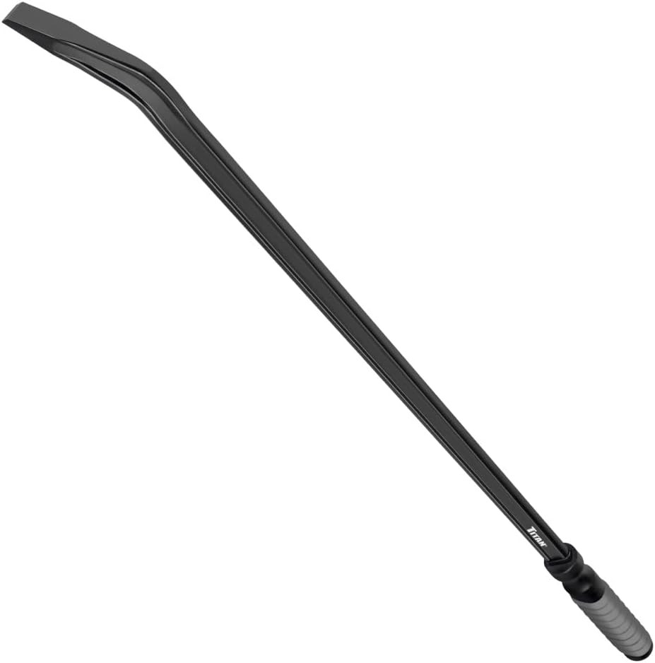 Pro-X 63790 36-Inch I-Beam Striking Bar, Heavy-Duty Pry Bar with Angled Chisel E