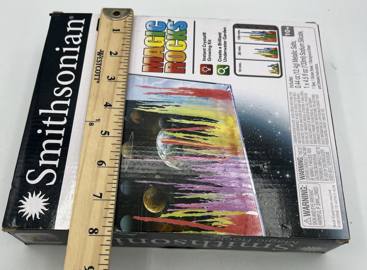 Smithsonian Magic Rocks Instant Crystal Growing Kit Science Activity
