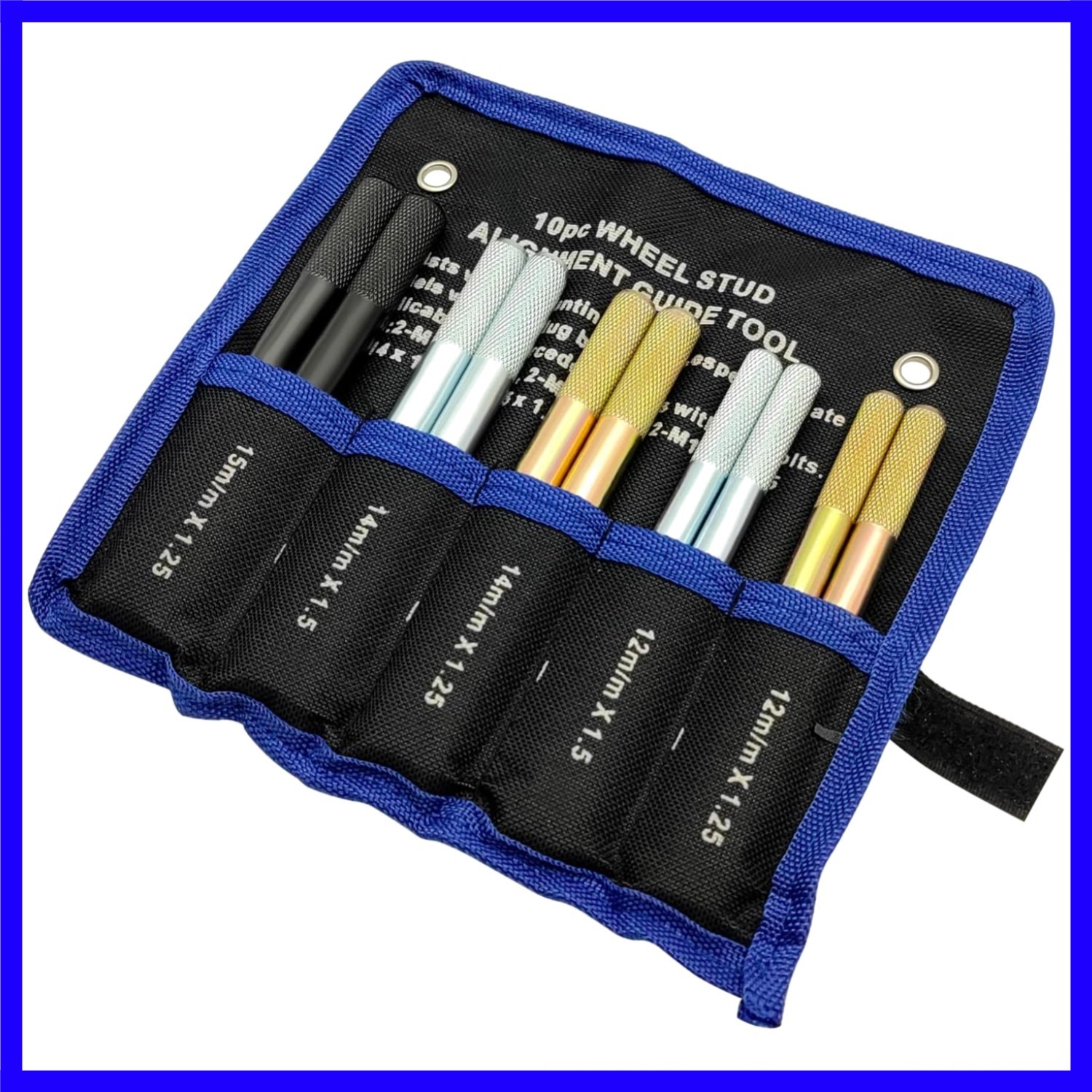 10PC Wheel Alignment Pin Set - Durable Guide Tool for Safe Tire Changes