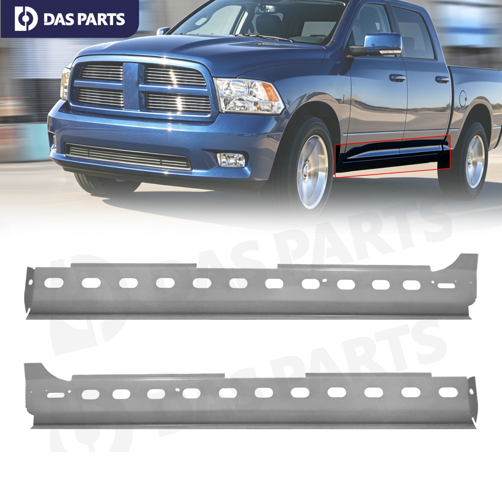 Replacement Inner Rocker Panels For Dodge Ram 1500 2500 3500 Quad Cab 2002-2008
