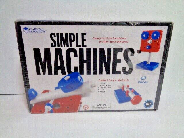 Simple Machines Learning Resources  5 models - 63 Pieces NEW/SEALED