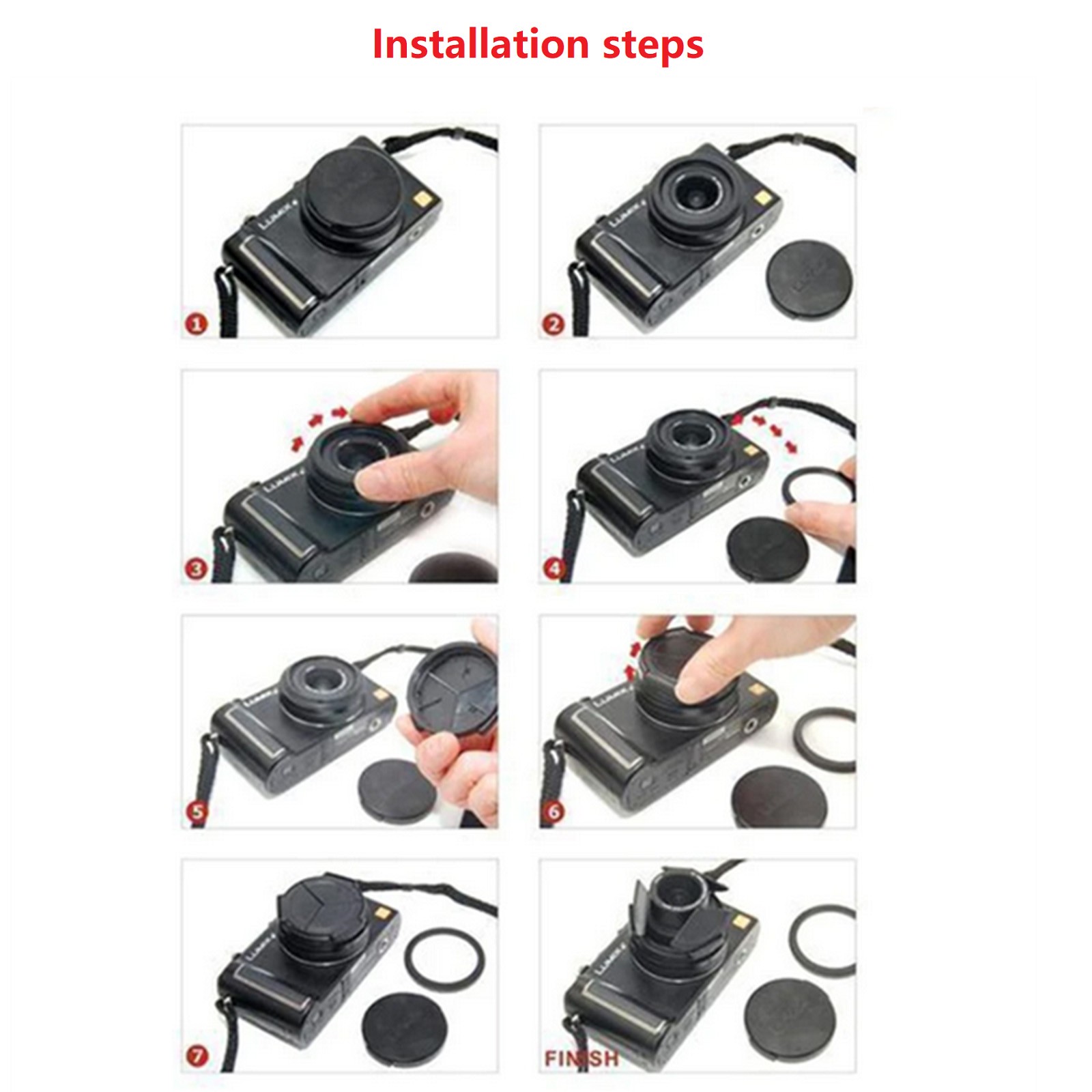 Auto Retractable Lens Cap Self Open&Close Cover Part For Olympus XZ-1 Camera