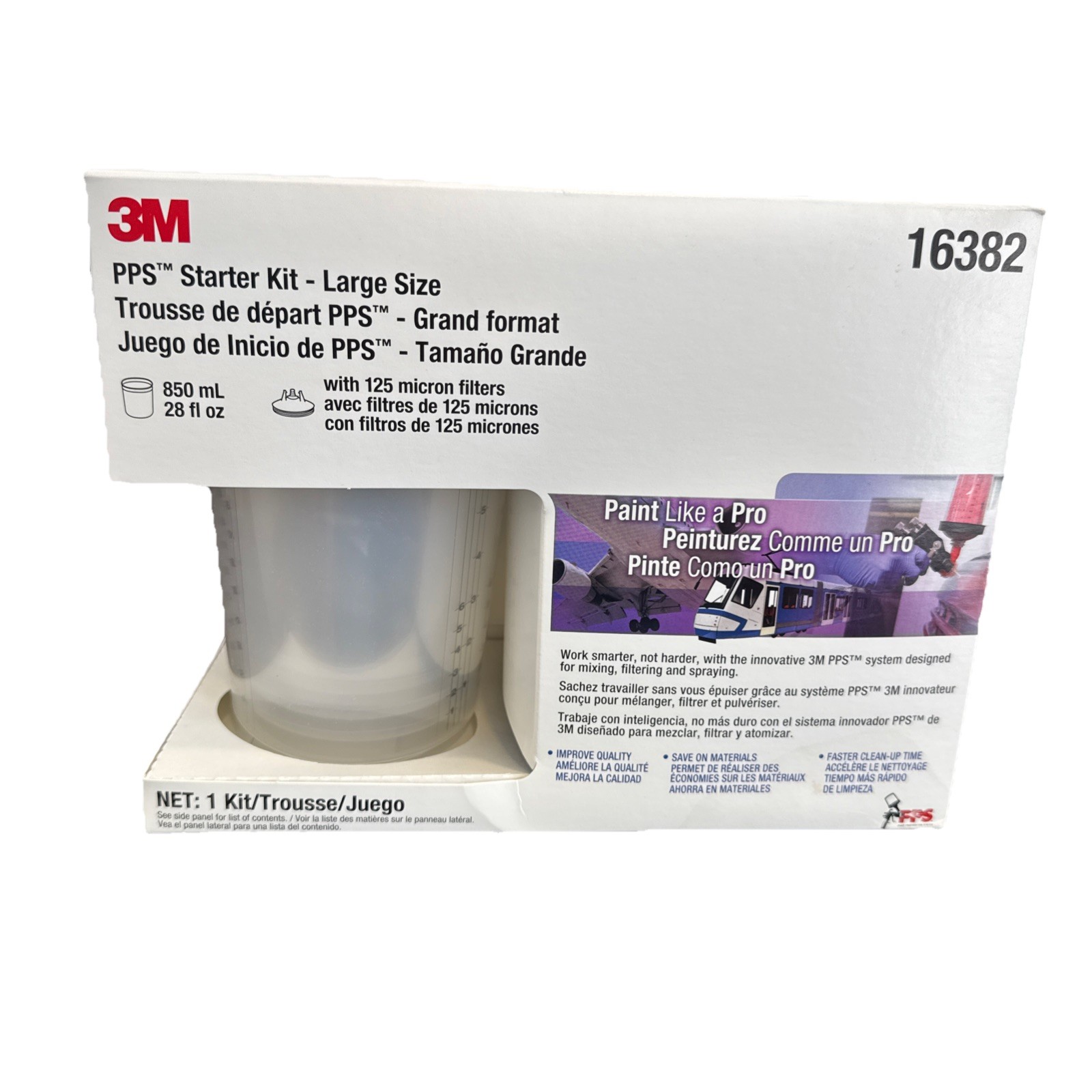 (1) 3M  PPS Starter Kit 16382  Large Size