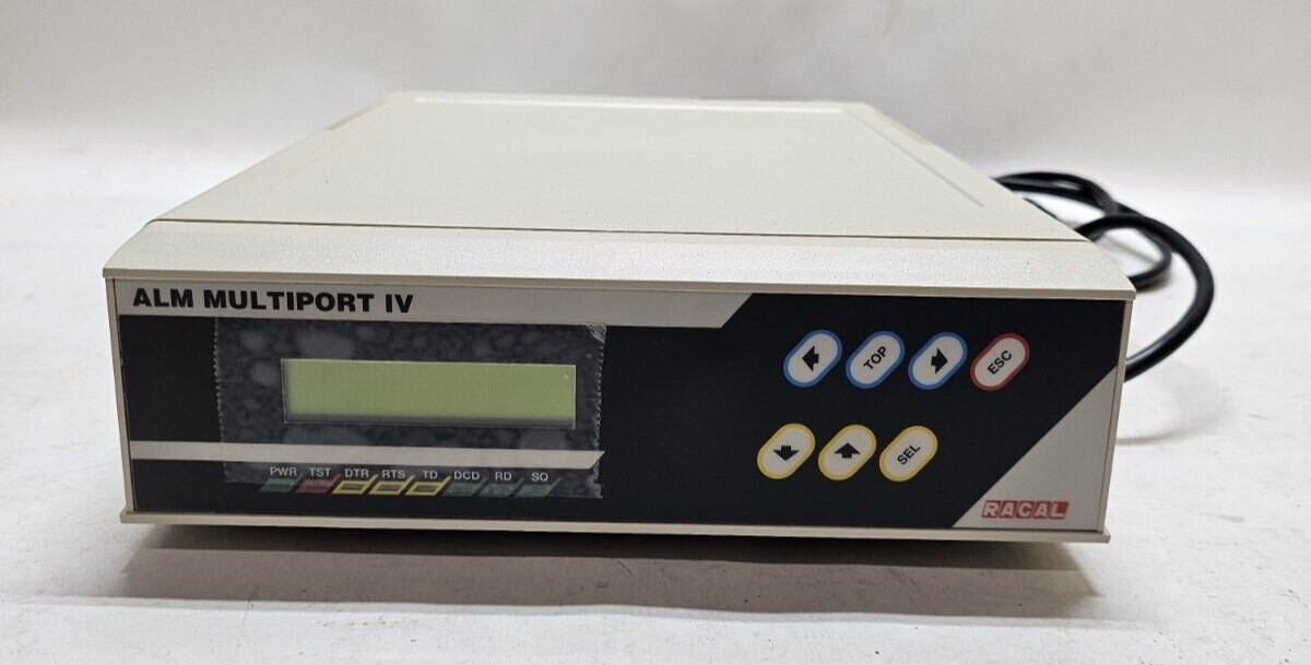 RACAL-DATACOM AG46US-02 ALM Multiport IV Modem Leased line Dial backup & Usage