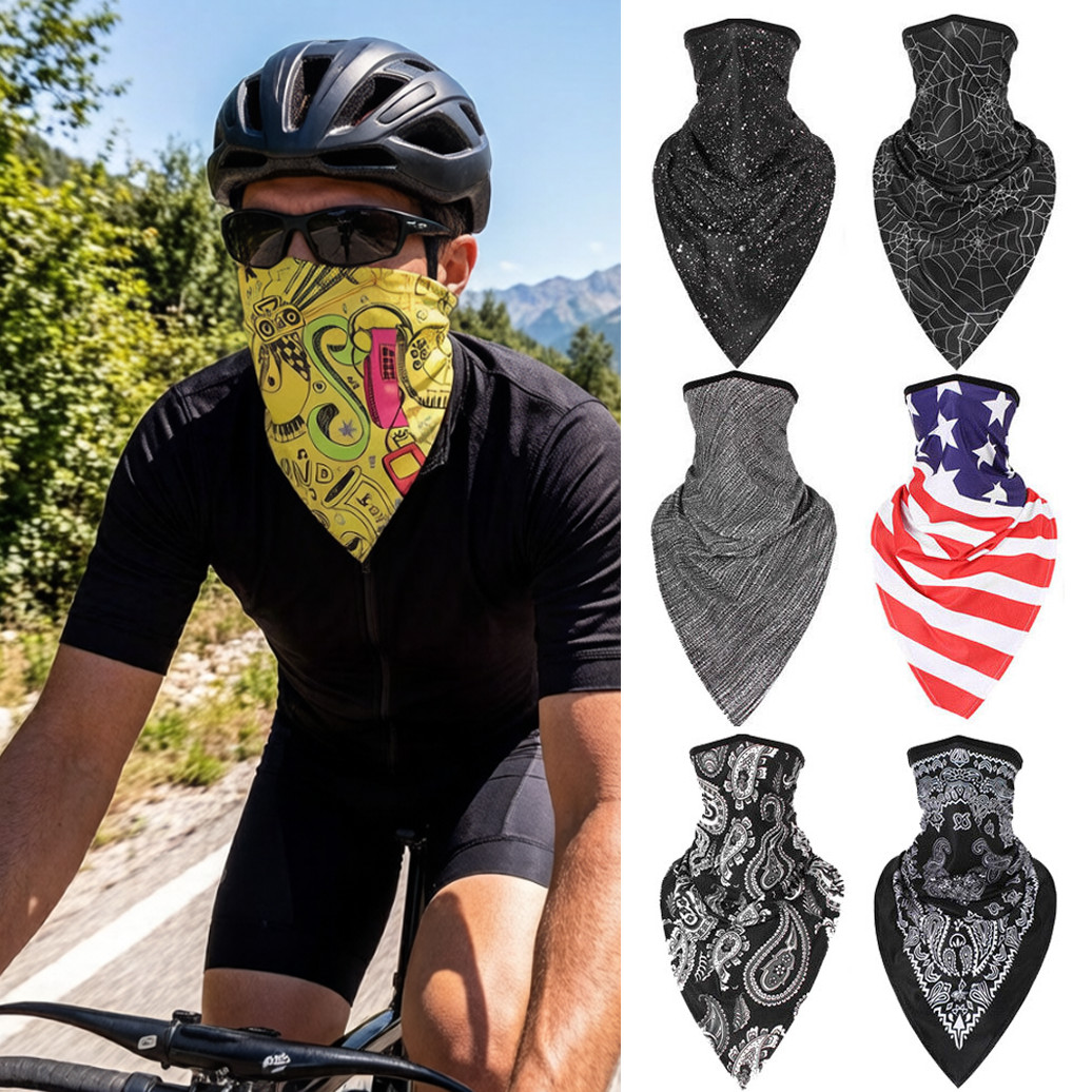 Cycling Fishing Face Mask Balaclava Scarf Neck Gaiter UV Shield Headwear Bandana