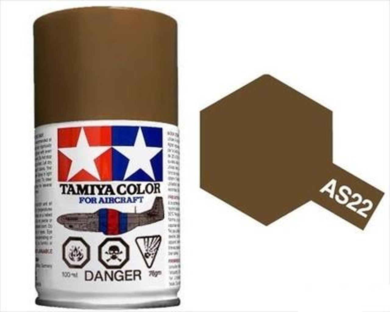 TAMIYA TAM86522 Aircraft Spray AS-22 Dark Earth Acrylic
