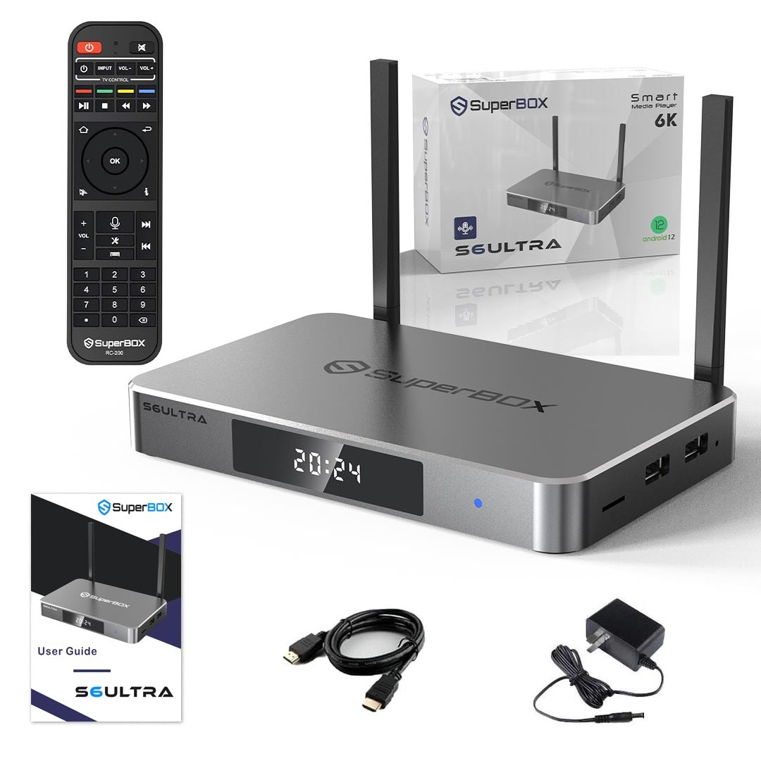 SuperBox S6 Ultra TV BOX - Authorized Distributor -Ship Same Day Can Message