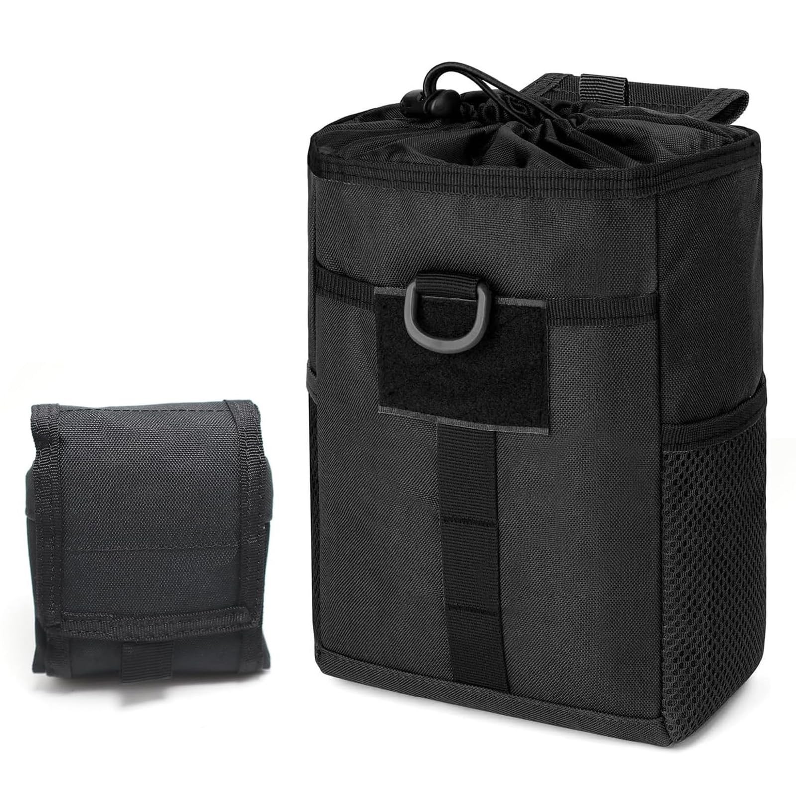 Molle Dump Pouch Roll-Up Drawstring Magazine Utility Pouch Folding Tactical F...