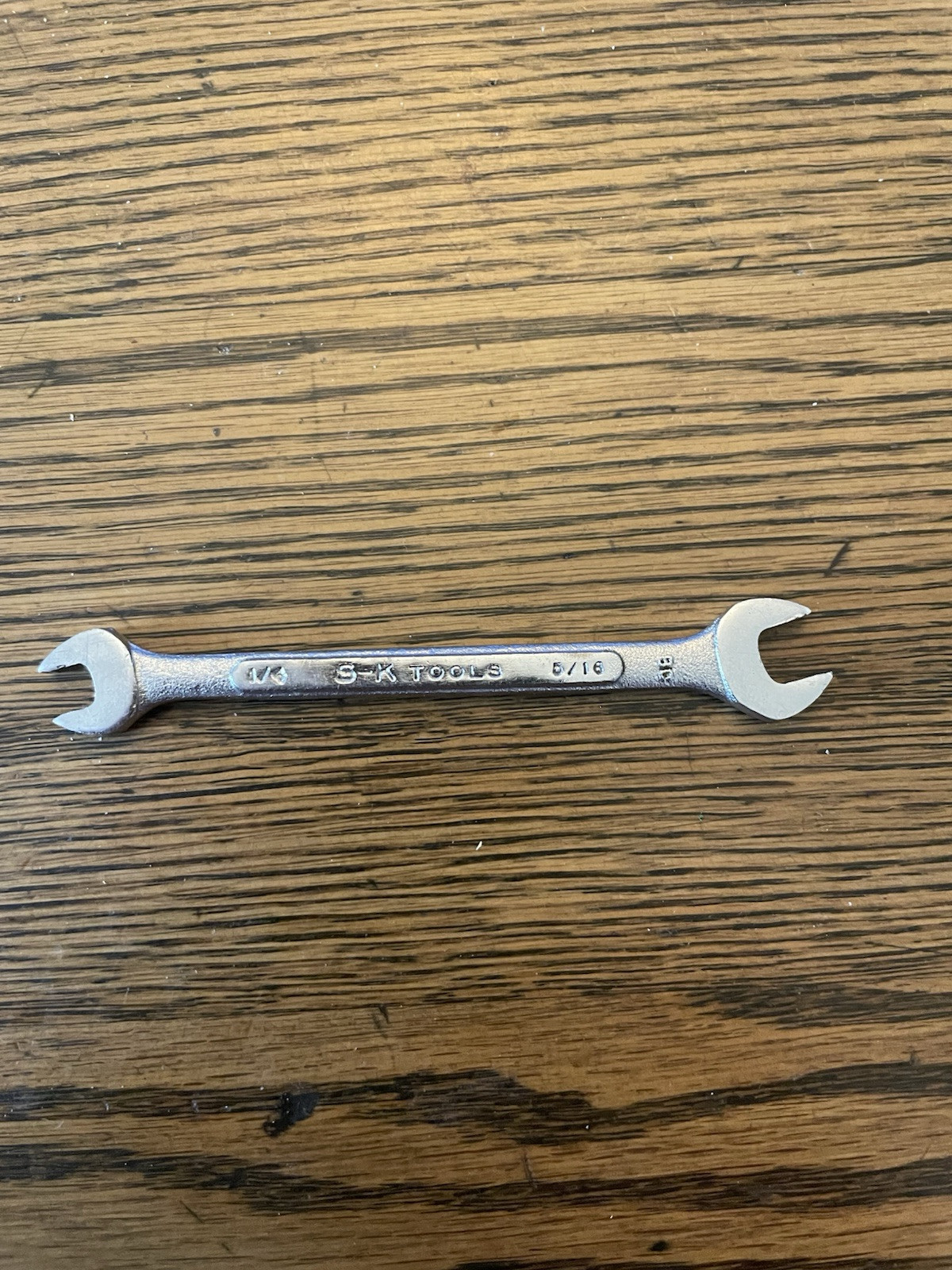 S K 1/4” X 5/16” Double Open End Wrench