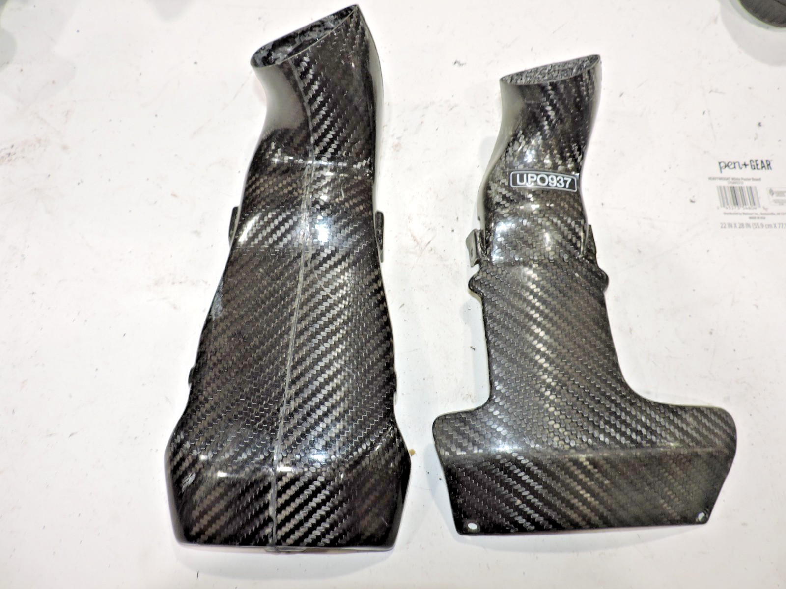 Assorted Carbon Fiber brake caliper cross over ducts NASCAR Late model ARCA