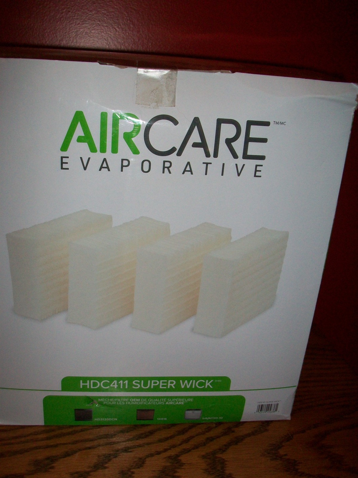 Air-Care HDC411 Humidifier Replacement Wick - 4 Pack--NIB--Ships FREE