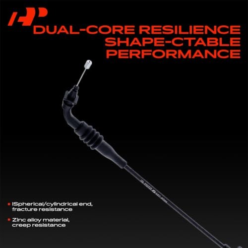 9.173 inch Front Hood Latch Release Cable with Handle | Compatible with Ford