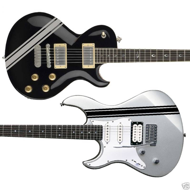 1.75" Guitar Stripe Decal THE BEST SELECTION OF COLORS