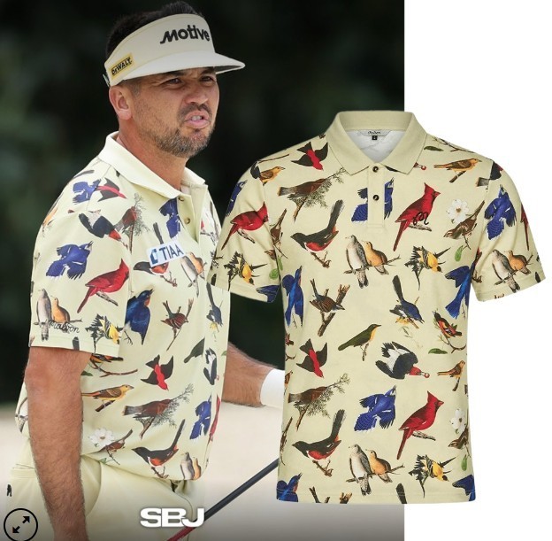 Jason Day Malbon Birds Of Georgia AOP Polo Shirt 2026 - REPRODUCTION ITEM