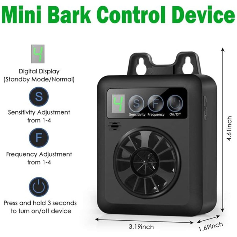 Ultrasonic Stop Barking Away Anti Bark Trainer Anti Barking Control Device Mini
