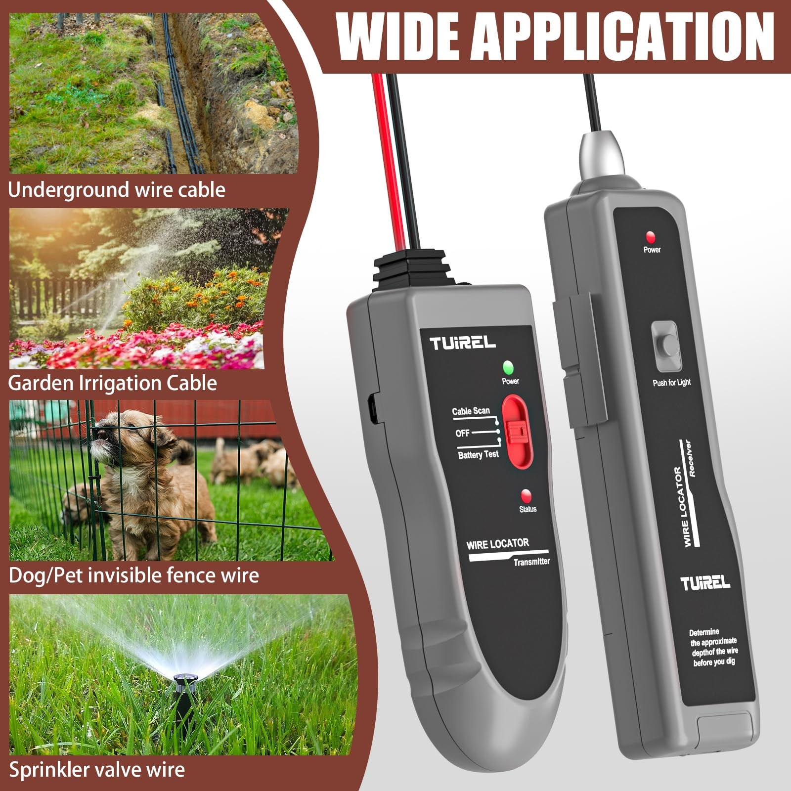 Underground Wire Locator, Locator Red
