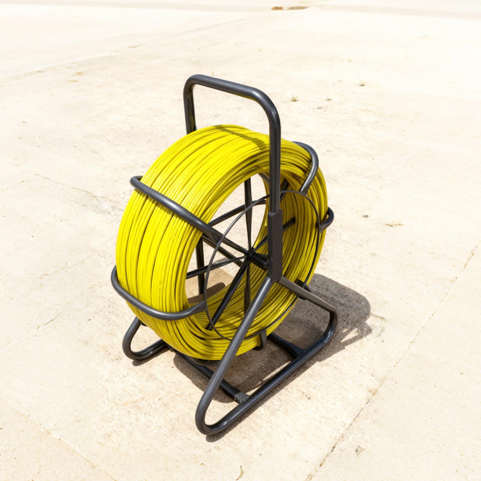 Fish Tape Puller Fiberglass 656ft 1/4 inch Wire Puller Cable Running Duct Rodder