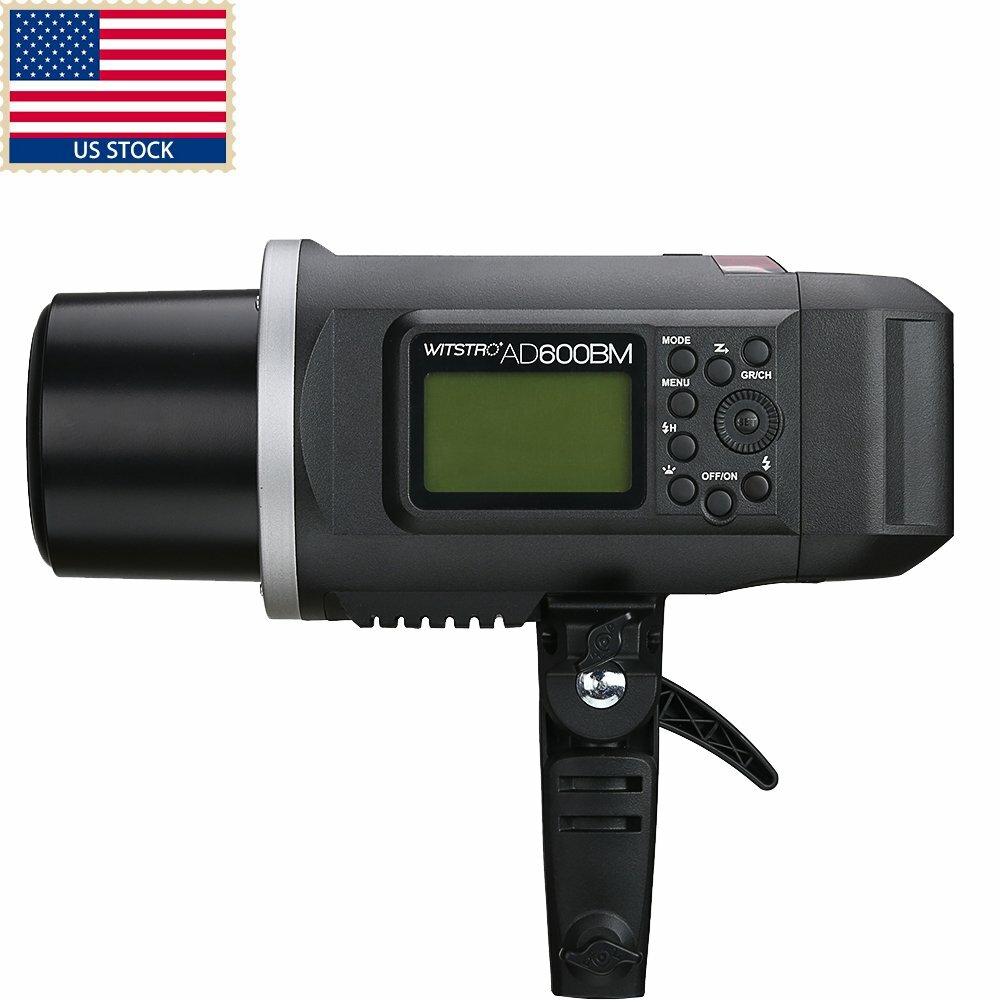 US shipping Godox AD600BM 600W HSS 1/8000s 2.4G GN87 Outdoor Studio Flash Light