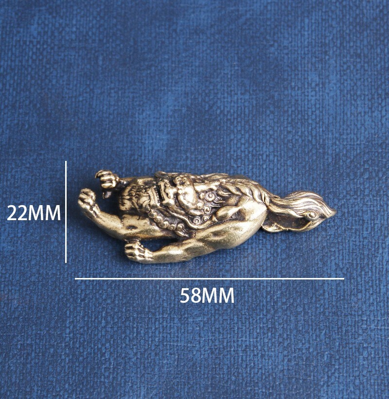 Solid Brass "PiXiu" Keychains Keyring Key Chain Key Holder Pendant Bag Pendant